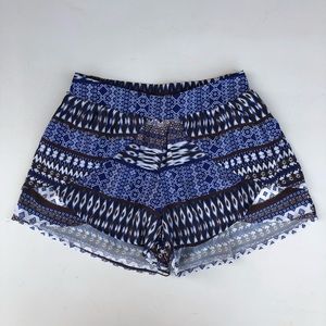 [Free People] We the Free Batik Ikat blue shorts